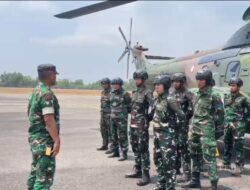 Perintah Presiden Dijalankan, Tim Alfa TNI Terjun dari Udara Padamkan Bara Karhutla Way Kambas