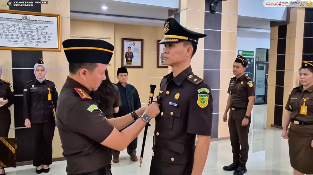 Rianto Ade Putra Resmi Jabat Kasi Datun Kejari Kepahiang, Siap Perkuat Pelayanan Hukum untuk Masyarakat