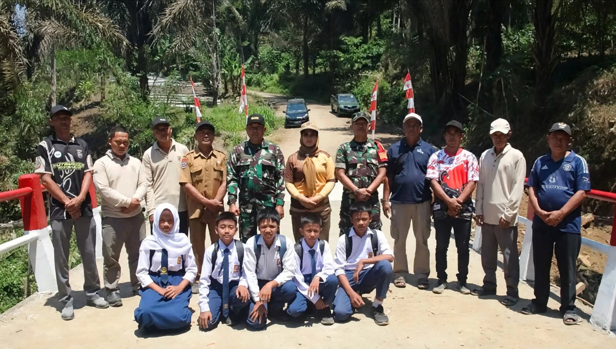 TNI Hadir untuk Petani, Jembatan Perintis Garuda Kini Siap Hubungkan Aktivitas Warga