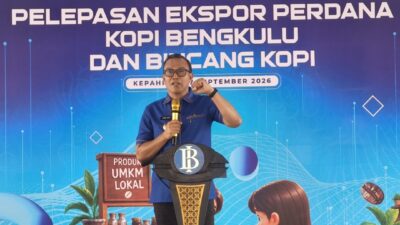 Dari Kebun Kepahiang ke Italia, 19,2 Ton Kopi Robusta Bengkulu Mulai Menembus Pasar Eropa