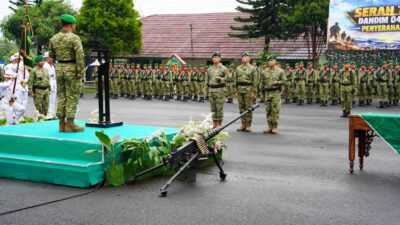 Isak Tangis Pecah di Makodim 0409/Rejang Lebong, Agung Lewis Berpamitan dari Tanah Kelahiran
