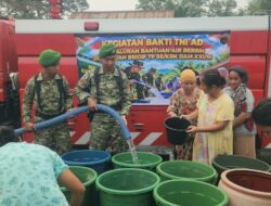 Kemarau Melanda, 187 KK di Bedeng SS Terima Bantuan Air Bersih dari TNI